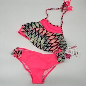 LIMITED TOO NWT Girl's Two Piece Swimsuit, Size 14/16